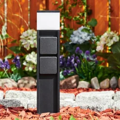 hofstein lampe à prise électrique Papacal LED Noir, 1 lumière