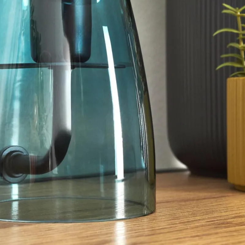 hofstein Lampe Champignon Almagre Lampe à poser Noir, 1 lumière