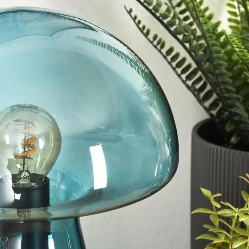 hofstein Lampe Champignon Almagre Lampe à poser Noir, 1 lumière