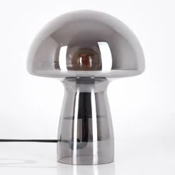 hofstein Lampe Champignon Almagre Lampe à poser Noir, 1 lumière