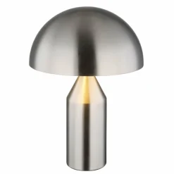 Luminaires Globo Lighting Lampe Champignon Atoma Lampe à poser Nickel mat, 2 lumières* Lampes À Poser