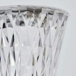 hofstein Lampe Champignon Balsa Lampe à poser LED Transparent, 1 lumière, Changeur de couleurs