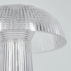 hofstein Lampe Champignon Balsa Lampe à poser LED Transparent, 1 lumière