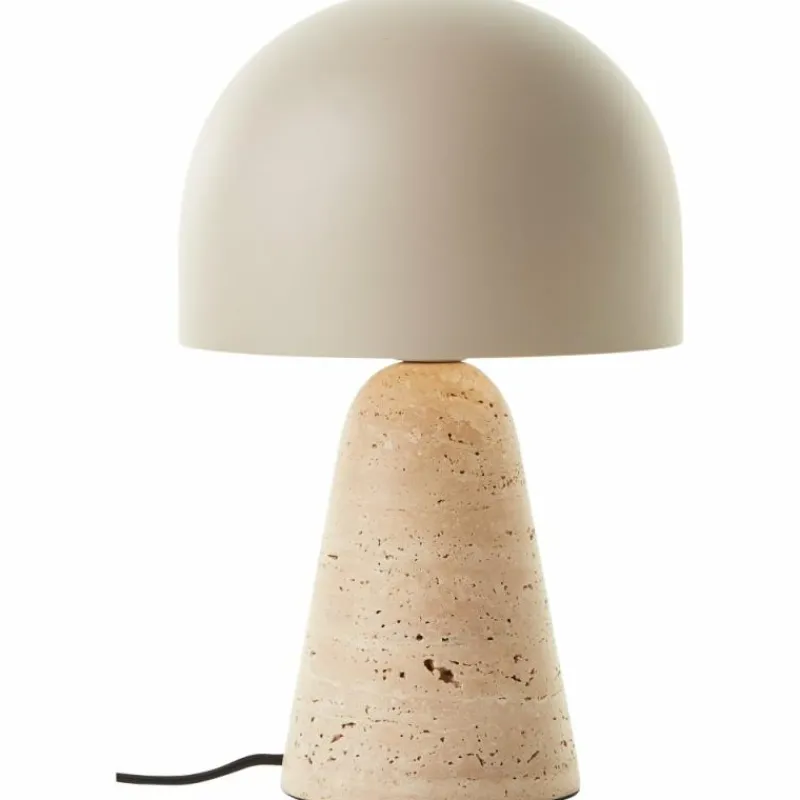 Luminaires Scandinaves-Luminaires Brilliant Lampe Champignon Nalam Lampe à poser Beige, 1 lumière