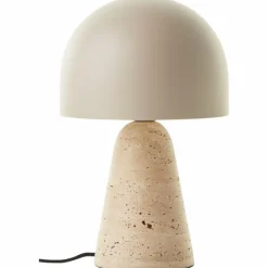 Luminaires Scandinaves-Luminaires Brilliant Lampe Champignon Nalam Lampe à poser Beige, 1 lumière