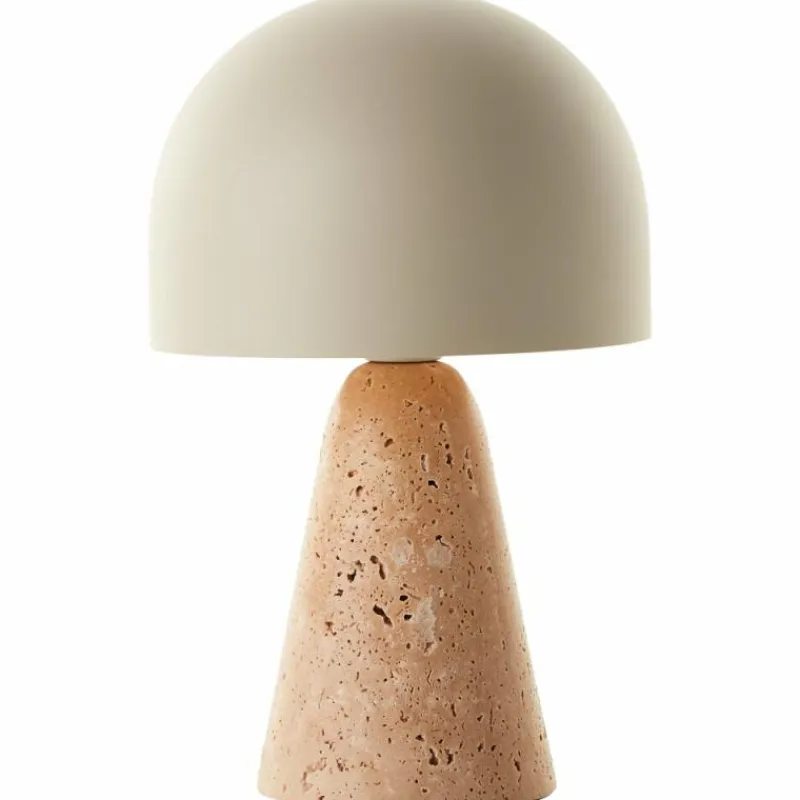 Luminaires Scandinaves-Luminaires Brilliant Lampe Champignon Nalam Lampe à poser Beige, 1 lumière