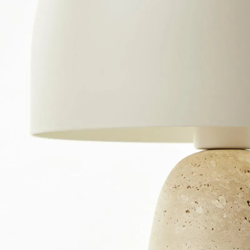 Luminaires Scandinaves-Luminaires Brilliant Lampe Champignon Nalam Lampe à poser Beige, 1 lumière