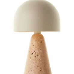 Luminaires Scandinaves-Luminaires Brilliant Lampe Champignon Nalam Lampe à poser Beige, 1 lumière