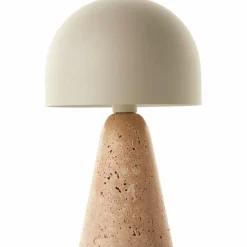 Luminaires Scandinaves-Luminaires Brilliant Lampe Champignon Nalam Lampe à poser Beige, 1 lumière