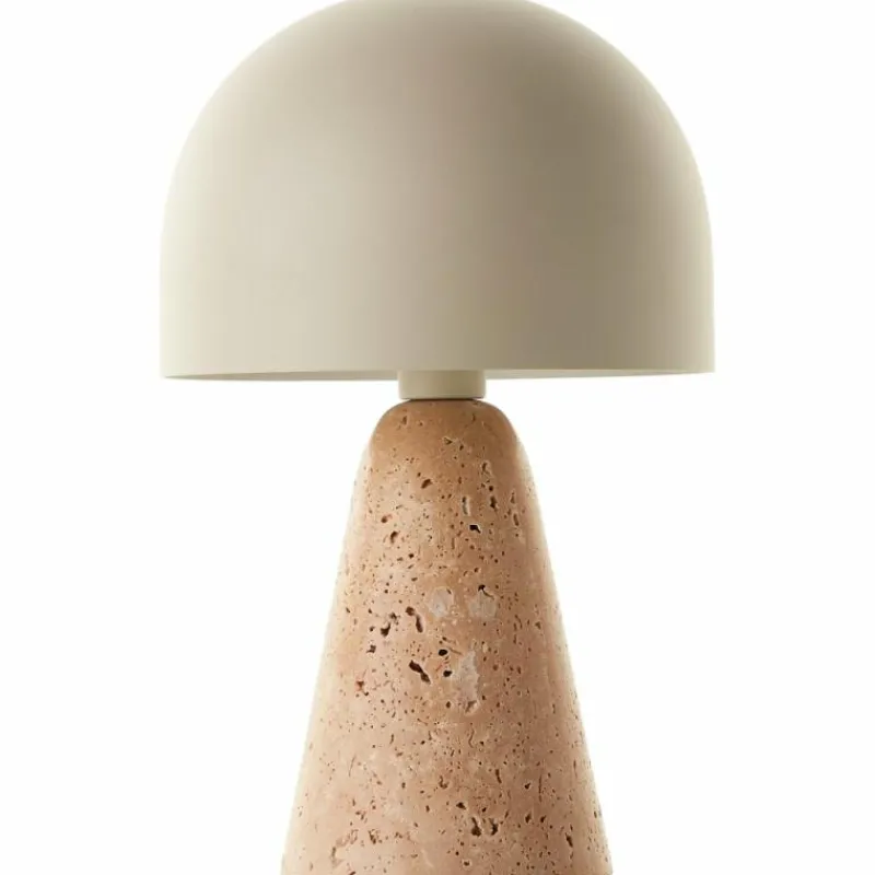 Luminaires Scandinaves-Luminaires Brilliant Lampe Champignon Nalam Lampe à poser Beige, 1 lumière