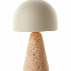 Luminaires Scandinaves-Luminaires Brilliant Lampe Champignon Nalam Lampe à poser Beige, 1 lumière