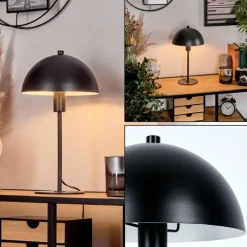 Luminaires Scandinaves-hofstein Lampe Champignon Sandvig Lampe à poser Noir, 1 lumière