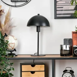 Luminaires Scandinaves-hofstein Lampe Champignon Sandvig Lampe à poser Noir, 1 lumière