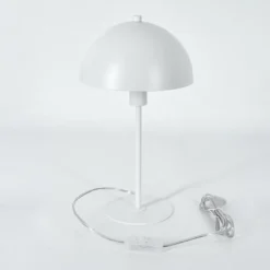 Luminaires Scandinaves-hofstein Lampe Champignon Sandvig Lampe à poser Blanc, 1 lumière