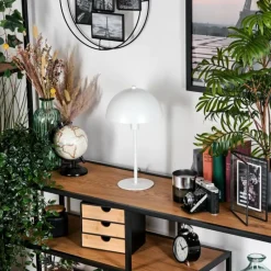 Luminaires Scandinaves-hofstein Lampe Champignon Sandvig Lampe à poser Blanc, 1 lumière