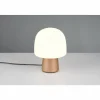 Luminaires Trio Lampe Champignon Steen Lampe à poser Brun, 1 lumière