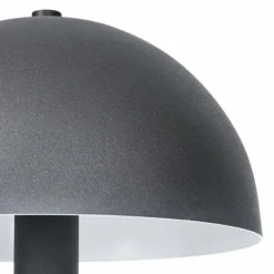 hofstein Lampe Champignon Tati Lampe à poser Anthracite, 1 lumière