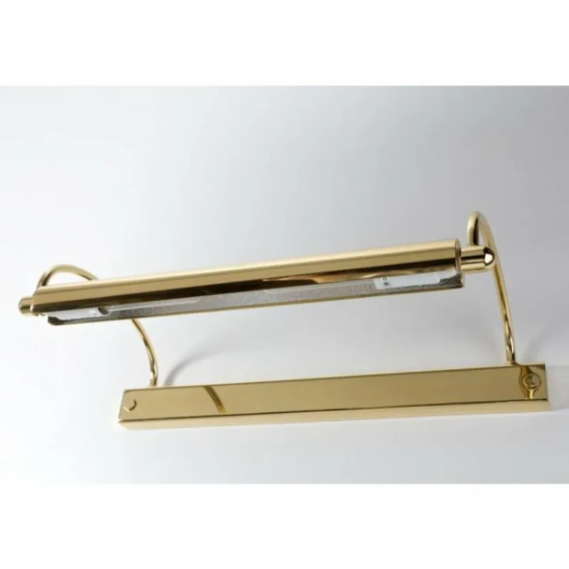 Lampes Dorées-Herbert Schmidt Lampe d'éclairage de tableau Or, Laiton, 2 lumières