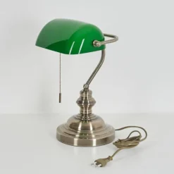 hofstein Lampe de banquier Havsta Vieux laiton, 1 lumière