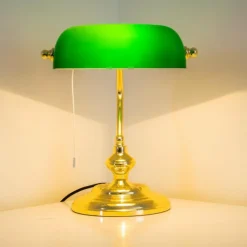 hofstein Lampe de banquier Laiton, 1 lumière