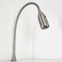 hofstein Lampe de chevet Alsea LED Nickel mat, 1 lumière, Détecteur de mouvement