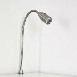 hofstein Lampe de chevet Alsea LED Nickel mat, 1 lumière, Détecteur de mouvement