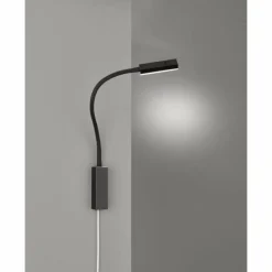 Lampes Industrielles-Luminaires Fischer & Honsel Lampe de chevet Fischer & Honsel function Raik LED Noir, 1 lumière