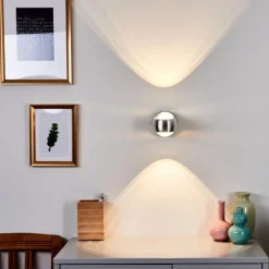 hofstein Lampe de salle de bain Florenz LED Aluminium, 2 lumières