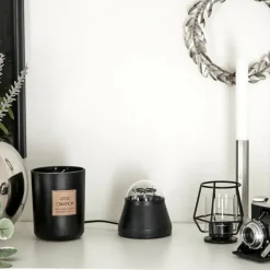 hofstein Lampe de table Atabueira LED Noir, 1 lumière, Changeur de couleurs