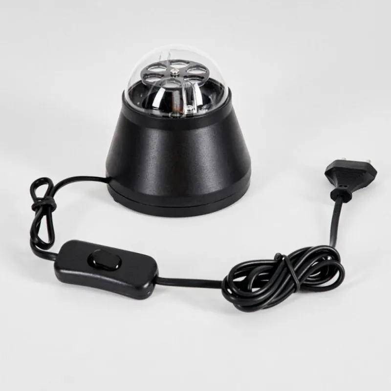 hofstein Lampe de table Atabueira LED Noir, 1 lumière, Changeur de couleurs