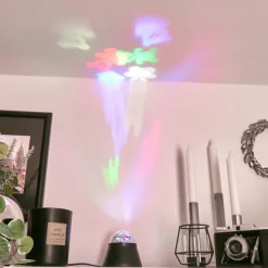 hofstein Lampe de table Atabueira LED Noir, 1 lumière, Changeur de couleurs