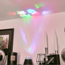 hofstein Lampe de table Atabueira LED Noir, 1 lumière, Changeur de couleurs