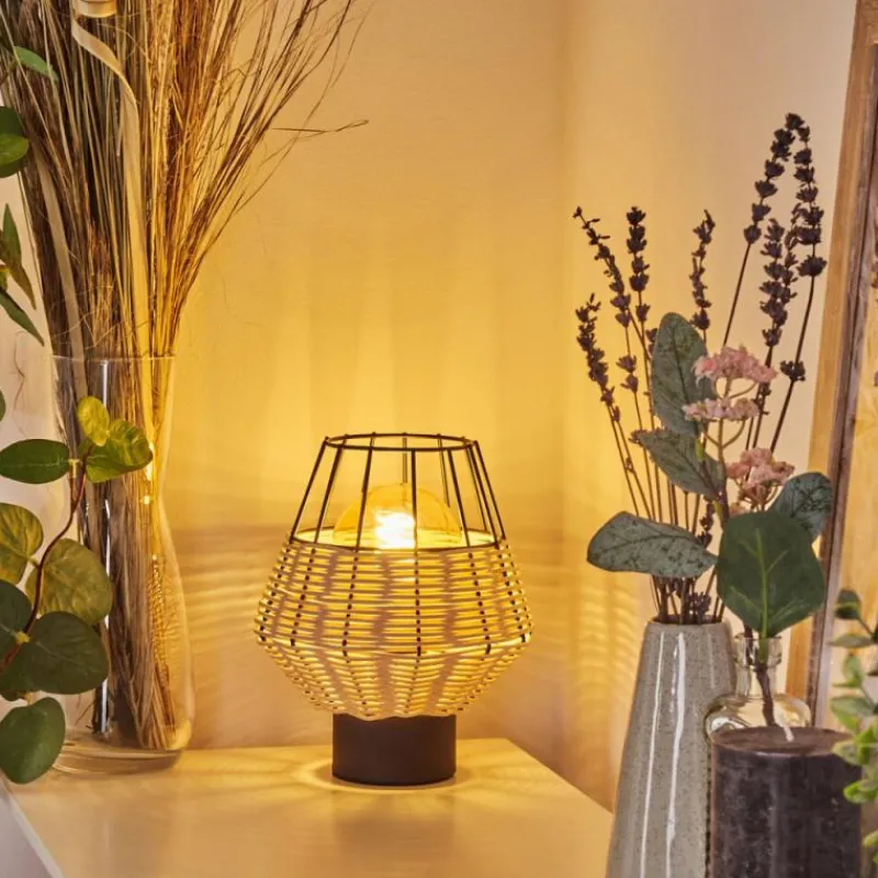 Luminaires Scandinaves-hofstein Lampe de table Benagil Noir, 1 lumière