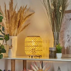 Luminaires Scandinaves-hofstein Lampe de table Bismula Écru, 1 lumière