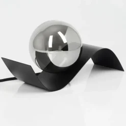 Suspension Verre Fumé-hofstein Lampe de table Cajoncito Noir, 1 lumière