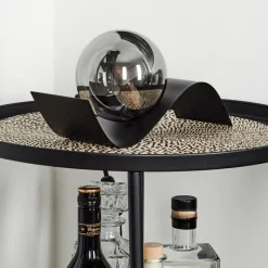 Suspension Verre Fumé-hofstein Lampe de table Cajoncito Noir, 1 lumière