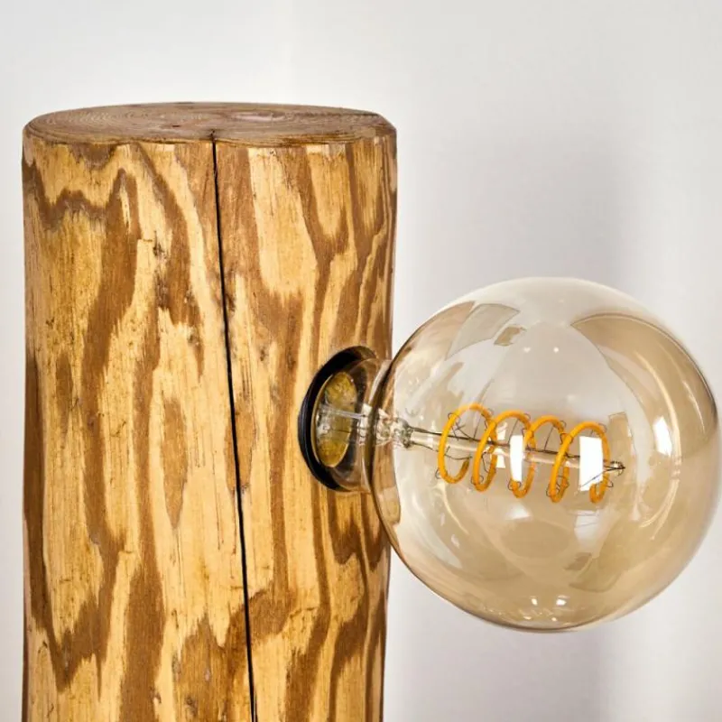 Luminaires Scandinaves-hofstein Lampe de table Canedo Écru, Noir, 2 lumières