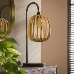 hofstein Lampe de table Chamblard Anthracite, 1 lumière* Lampes À Poser