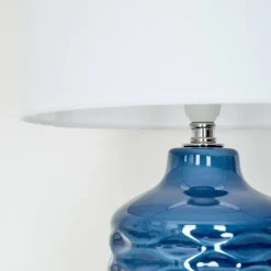 Lampes En Tissu-hofstein Lampe de table Chave Bleu, 1 lumière