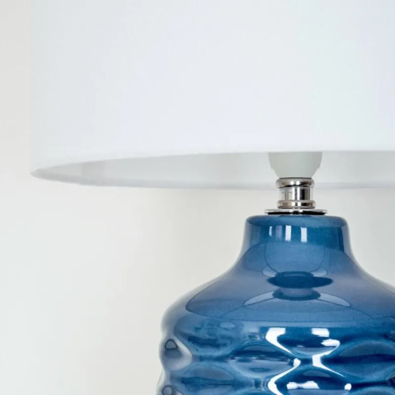 Lampes En Tissu-hofstein Lampe de table Chave Bleu, 1 lumière