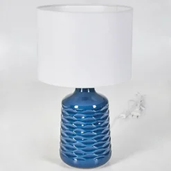 Lampes En Tissu-hofstein Lampe de table Chave Bleu, 1 lumière
