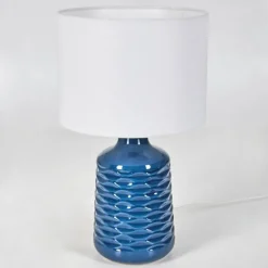 Lampes En Tissu-hofstein Lampe de table Chave Bleu, 1 lumière
