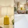 Lampes En Tissu-hofstein Lampe de table Chave Jaune, 1 lumière
