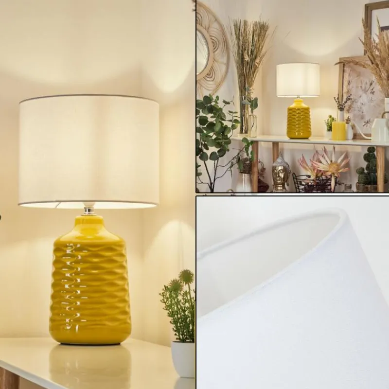 Lampes En Tissu-hofstein Lampe de table Chave Jaune, 1 lumière
