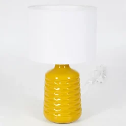 Lampes En Tissu-hofstein Lampe de table Chave Jaune, 1 lumière