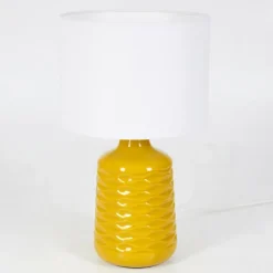 Lampes En Tissu-hofstein Lampe de table Chave Jaune, 1 lumière