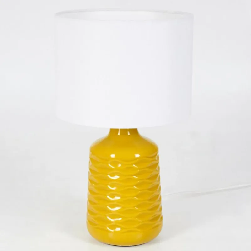 Lampes En Tissu-hofstein Lampe de table Chave Jaune, 1 lumière