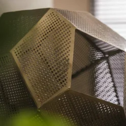 hofstein Lampe de table Chemenot Ancien, Cuivre, 1 lumière* Lampes À Poser