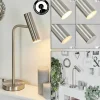 hofstein Lampe de table Dalheim LED Nickel mat, 1 lumière* Lampes À Poser