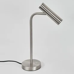 hofstein Lampe de table Dalheim LED Nickel mat, 1 lumière* Lampes À Poser